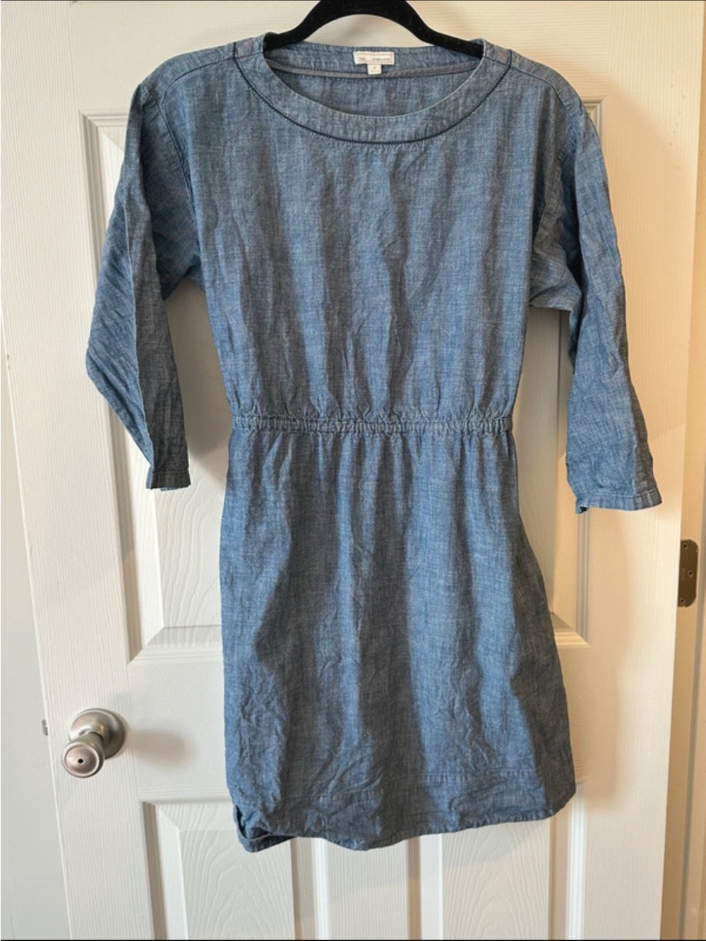 Chambray Gap Women's Dress with tie back